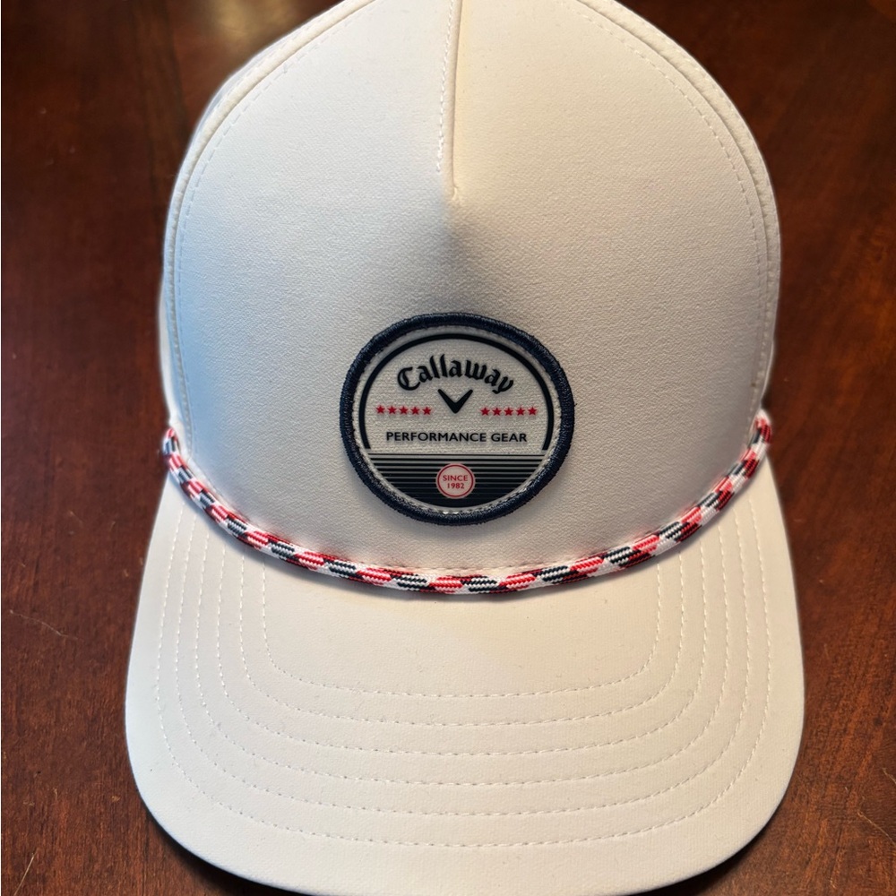 Callaway golf hat cream brand new OS